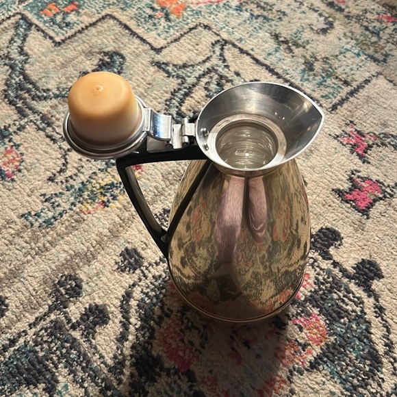 Vintage MCM Alfi Gold Finish Coffee Carafe – 1.2L Vacuum Seal - Picture 8 of 12